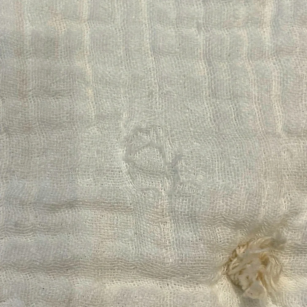 West Elm gauze comforter & shams f-Q